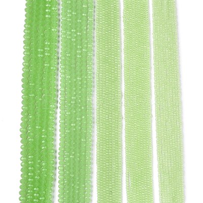 Glass Beads Strands EGLA-A044-J1mm-D08-1