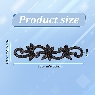Flower Hotfix Rhinestone DIY-WH0504-33C-1