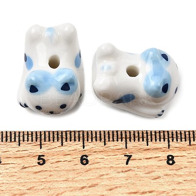 Handmade Porcelain Beads PORC-Z009-02D-1