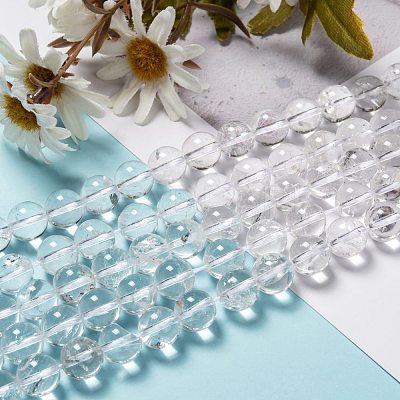 Natural Quartz Crystal Beads Strands G-H236-05B-10mm-1