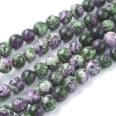 Natural Gemstone Beads Strands X-G-G086-8mm-1-1