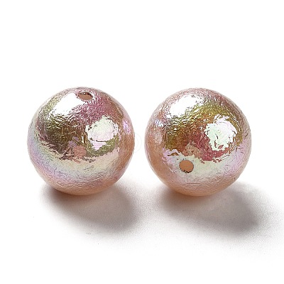UV Plating Opaque Acrylic Beads OACR-L013-002F-1