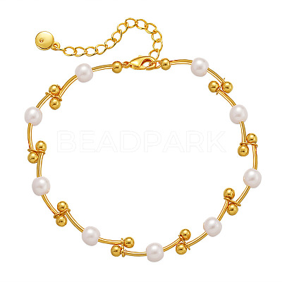 Brass Link Chain Bracelets WG5E311-01-1