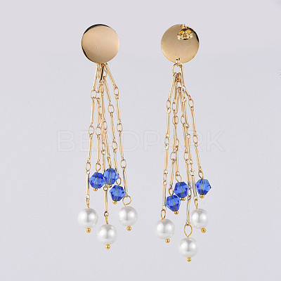 Long Tassel Earrings EJEW-JE03681-01-1