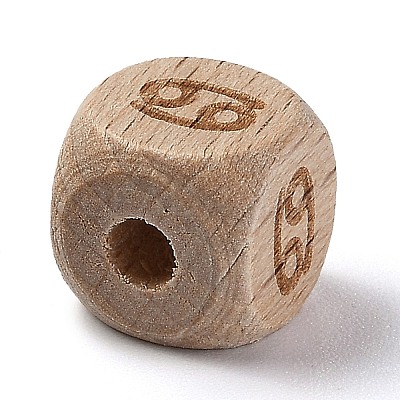 Natural Wood Constellation Beads LS-WOOD-M002-04-1