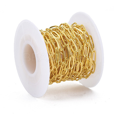 Brass Paperclip Chains CHC-S008-001B-G-1-NR-1