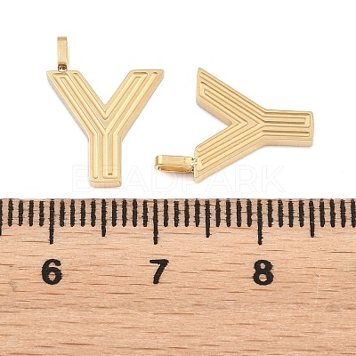 304 Stainless Steel Charms STAS-L022-589Y-1