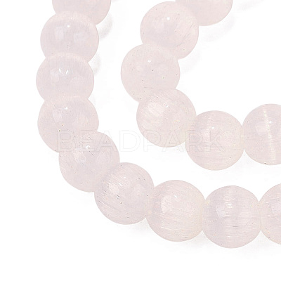 Glass Imitation Cat Eye Beads Strands GLAA-N074-03A-09-1