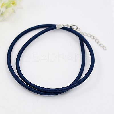 Silk Cord Necklaces Making NFS005-08-1