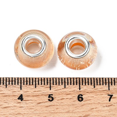 Drawbench Resin European Large Hole Beads DACR-S011-08-1