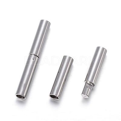 Tarnish Resistant 304 Stainless Steel Bayonet Clasps STAS-F108-12P-2.2mm-1