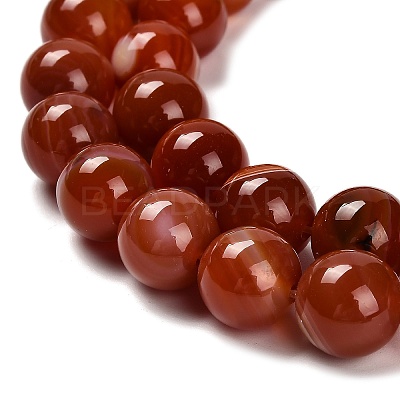 Dyed Natural Agate Beads Strands G-G203-10L-12mm-1