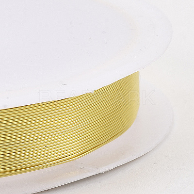 Round Copper Jewelry Wire CWIR-Q006-0.6mm-G-1
