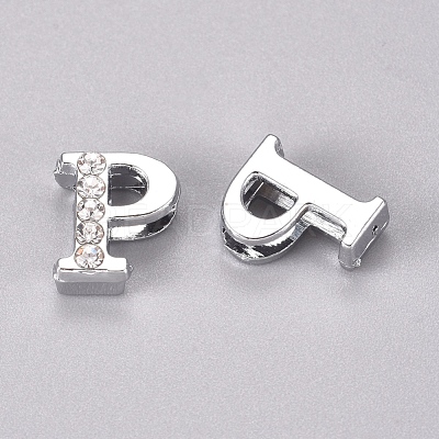 Alloy Slide Charms PALLOY-WH0066-21P-1