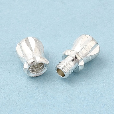 Brass Screw Clasps KK-TAC0003-05S-1