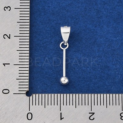 925 Sterling Silver Pendant Bails STER-D301-03S-1
