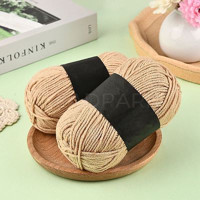 5Pcs Polyester Yarn for Knitting & Crochet YCOR-SZ0001-03J-1