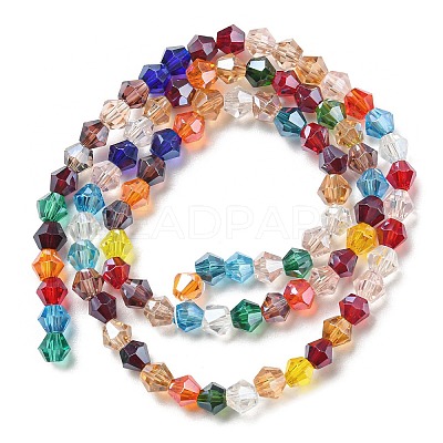 Transparent Electroplate Glass Beads Strands LS-GLAA-F029-2mm-C29-1
