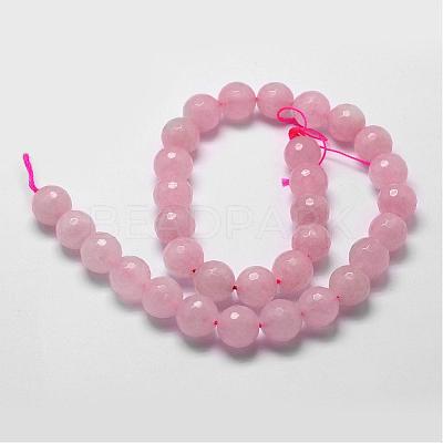 Natural Rose Quartz Beads Strands G-D840-20-12mm-1