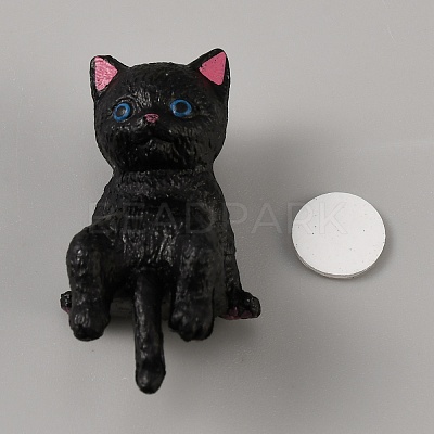 PVC Cat Display Decorations DJEW-WH0063-64A-1