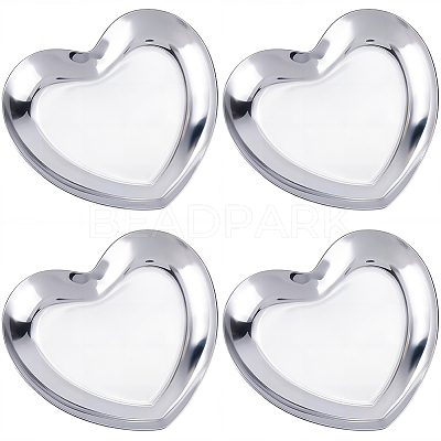 4Pcs 430 Stainless Steel Jewelry Plates AJEW-CN0004-48-1