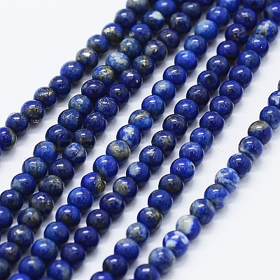 Natural Lapis Lazuli Beads Strands X-G-F561-5mm-G-1