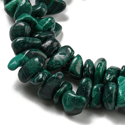 Natural Malachite Beads Strands G-G0003-B41-1