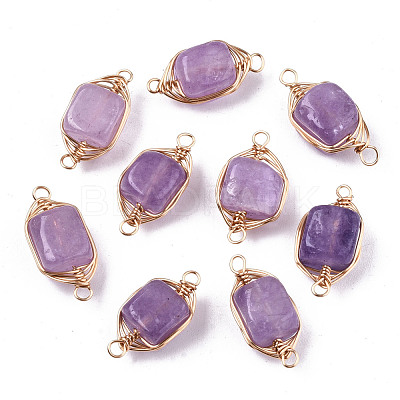 Natural Agate Links Connectors G-T131-99F-1