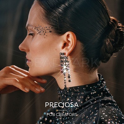 Preciosa® MAXIMA Crystal No Hotfix Flatback Stones Y-PRC-NSS8-21110-200-1