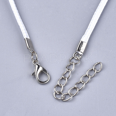 Waxed Cord Necklace Making NCOR-T003-05-1