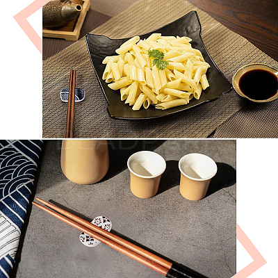 2 Sets 2 Styles Ceramic Chopstick Stands DJEW-CP0001-36A-1
