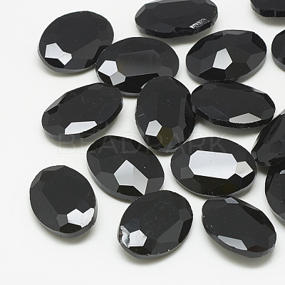Pointed Back Glass Rhinestone Cabochons RGLA-T080-13x18mm-02-1