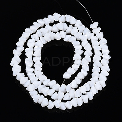 Opaque Glass Beads Strands GLAA-N019-4mm-03-1