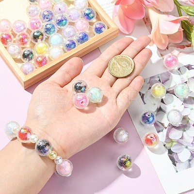 50Pcs Transparent Acrylic Beads OACR-CJ0001-37-1