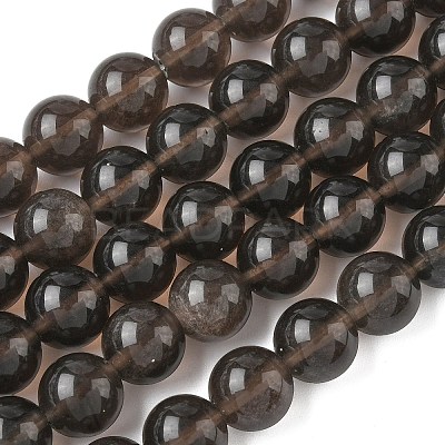 Natural Ice Obsidian Beads Strands G-P590-A01-12mm-01-1