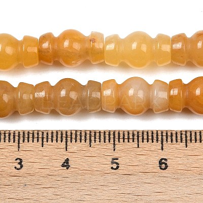 Natural Topaz Jade Beads Strands G-P595-B03-01-1