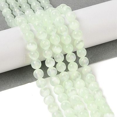 Natural Selenite Beads Strands G-C142-01A-11-1