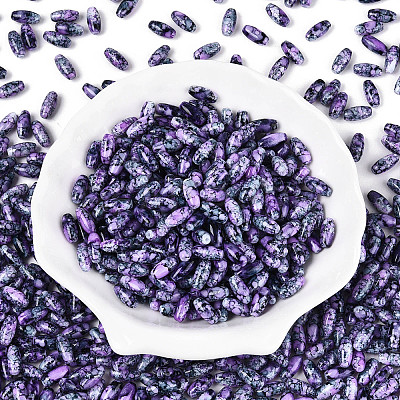 Baking Paint Glass Seed Beads SEED-N008-06F-1