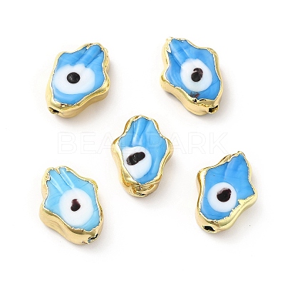 Handmade Evil Eye Lampwork Beads LAMP-F026-03J-1