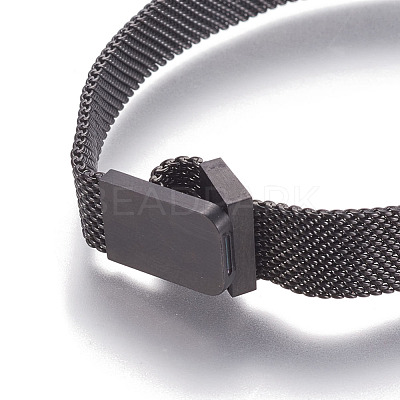 Iron Mesh Chain Bracelet Making MAK-E667-01B-1
