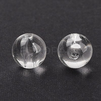 Transparent acrylic beads X-PL526_8MM-1