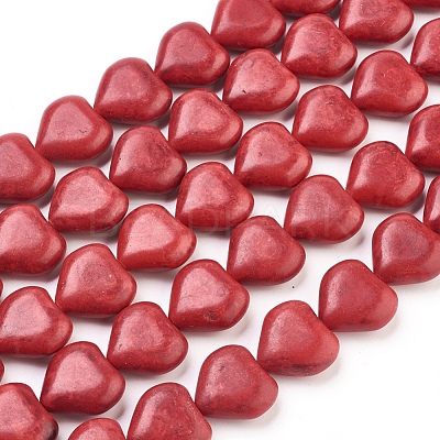 Synthetic Howlite Beads X-TURQ-17X18-118-1