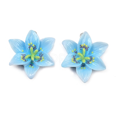 Opaque Resin Pendants CRES-D328-04C-1