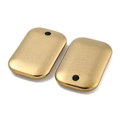 Electroplated Synthetic Non-Magnetic Hematite Pendants G-C136-05G-1