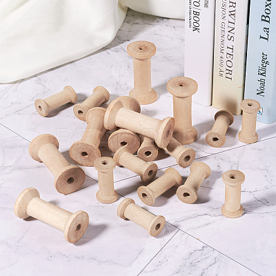 Solid Wood Sewing Embroidery Thread Spool ODIS-TA0001-03-1