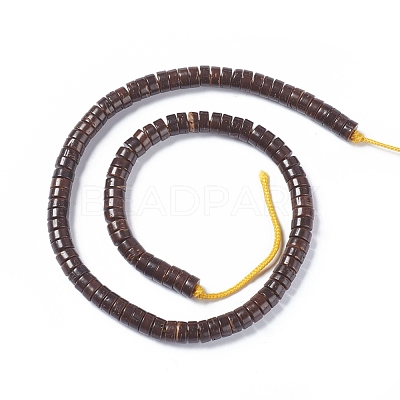 Coconut Beads Strands COCB-D0002-10-1
