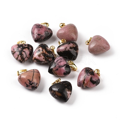 Natural Rhodonite Pendants G-I311-A14-G-1