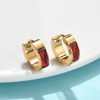 201 Stainless Steel Hoop Earrings EJEW-D354-12G-1