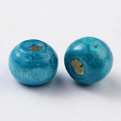 Natural Maple Wood Beads TB10mmY-6-1
