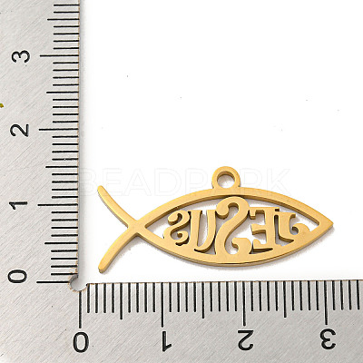 304 Stainless Steel Pendants STAS-P342-04G-1